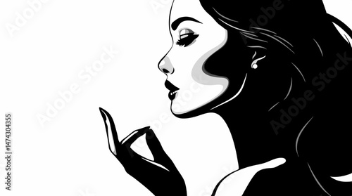 Elegant Line Art Portraits – Minimalist Black & White Female Faces