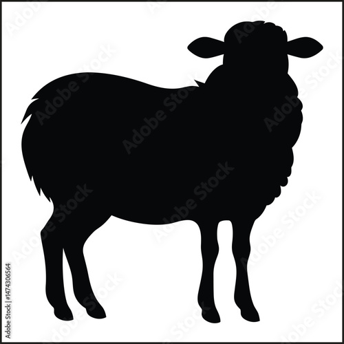 Sheep Silhouette Clipart