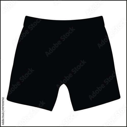 Shorts Silhouette Clipart