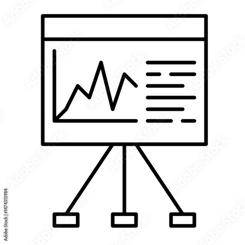 presentation icon design screen projector