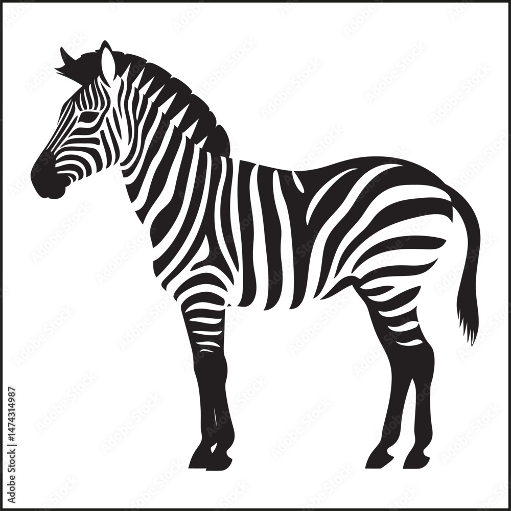 Zebra Silhouette Clipart Zebra Silhouette Clipart