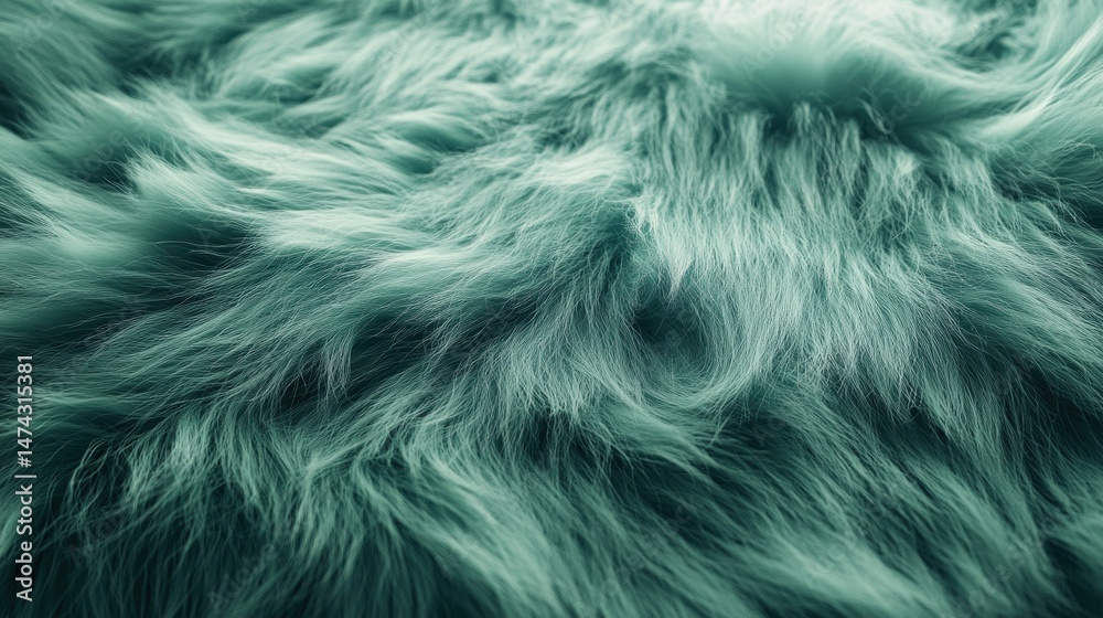 Fototapeta premium Teal and White Abstract Textured Background with Flowing Wavy Pattern