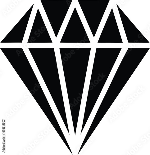 Diamond Icon Vector Illustration