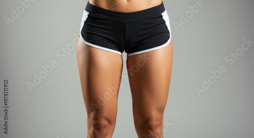 Powerful athletic legs toned thighs strong body fitness goals ultimate strength