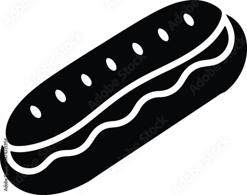 eclair icon vector illustration