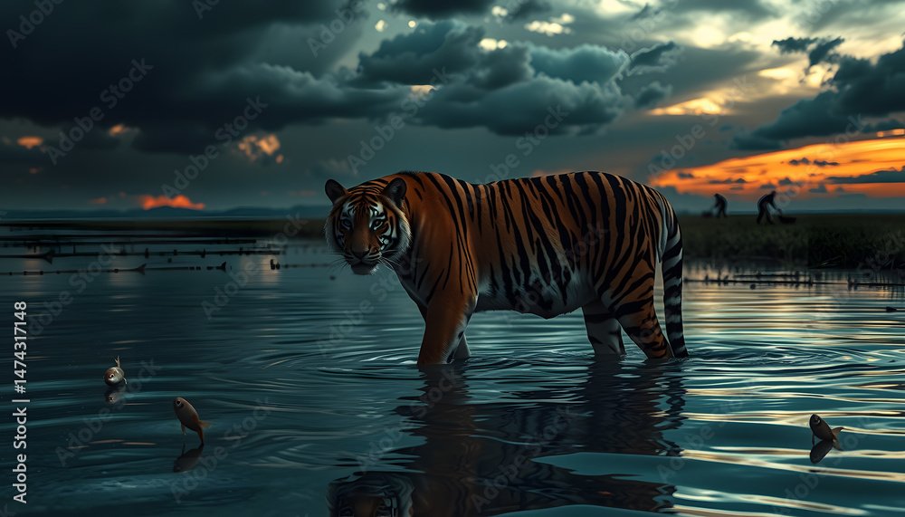 Fototapeta premium The Last Light of the Wild