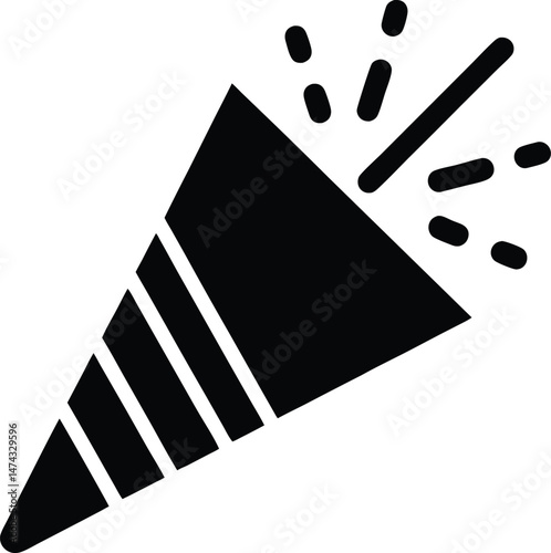 party strobe light icon vector illustration