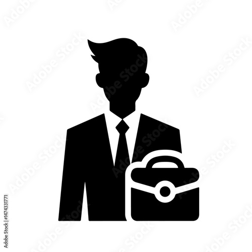 Waving Person Silhouette for Greeting and Communication Design