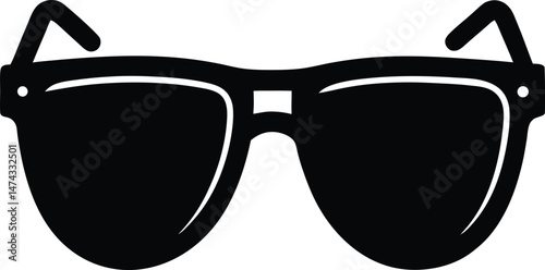 summer sunglasses icon vector illustration