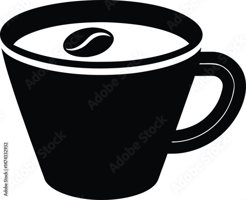tiny espresso cup icon vector illustration