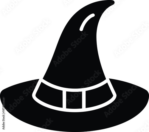witch hat icon vector illustration