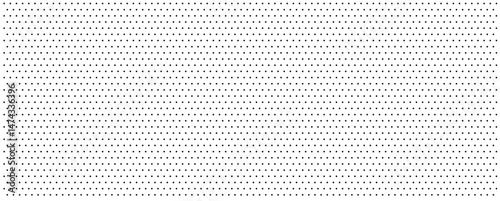Point texture. Dot seamless pattern. Grid dotted halftone. Simple small geometric pattern. Rectangle black and white polkadots. Repeat polkadot. Vector