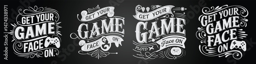 Typography and Chalk Art for Gamers and Online Innovators