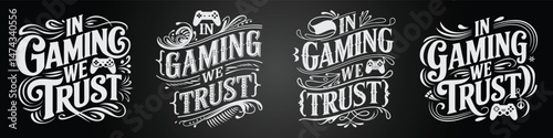 Retro Blackboard and Typography Collection with Cyber Media Concepts