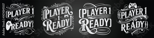 Blackboard Calligraphy with Cyber Themes and Sports Vibes