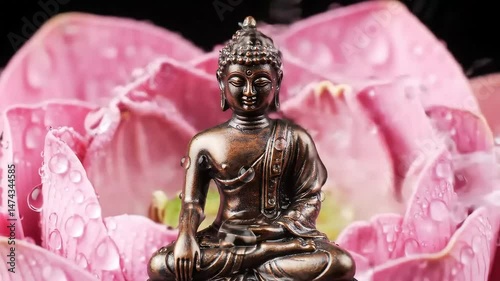 Buddha meditating