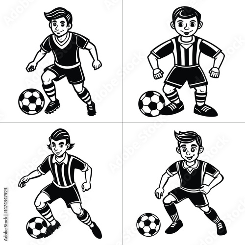 football player illustration