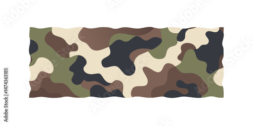 Brown, green and tan camouflage seamless pattern