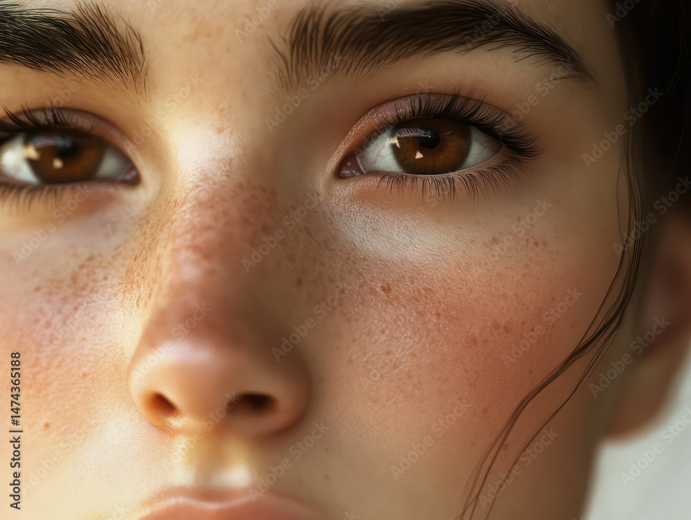 Fototapeta premium Close up portrait of a person