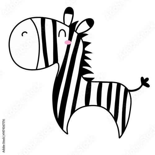 Colorful hand-painted cartoon horse pattern seamless stickers, miscellaneous, wrapping paper fashion clothing men and women children education