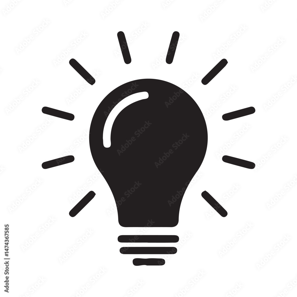 light bulb icon light bulb icon