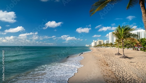the beach at fort lauderdale in florida
