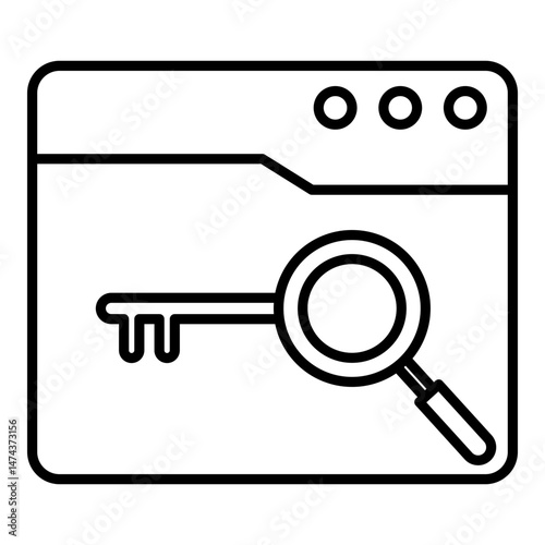 keyword research icon