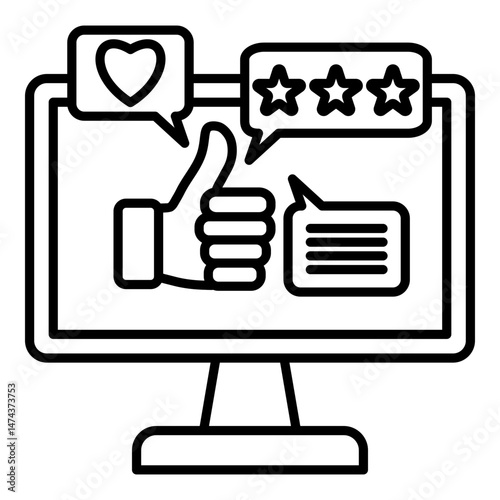 online review icon