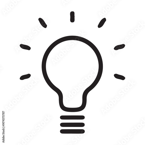 WebBulb checkmark black like quick tip line icon. Bulb icon brain, expert, genius, idea, innovation, lamp, light bulb, creative, positive, smart, solution, strategy, think,  vector illustration eps 10