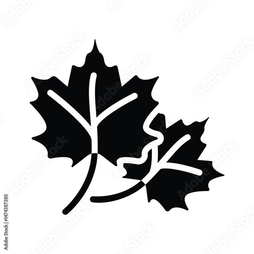 Falling leaves representing autumn or seasonal changes.