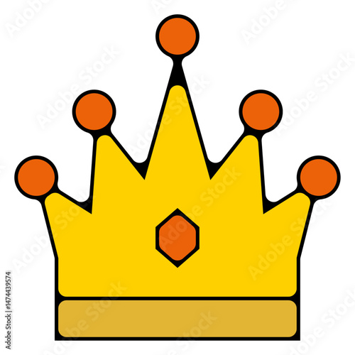 icone symbole pictogramme entreprise success couronne