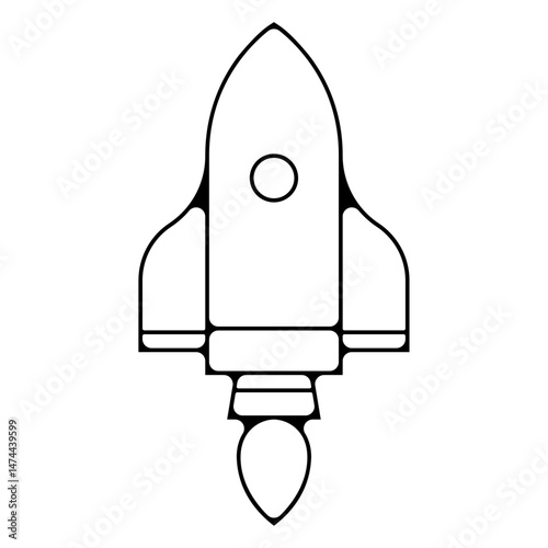 icone symbole pictogramme entreprise success decollage fusee
