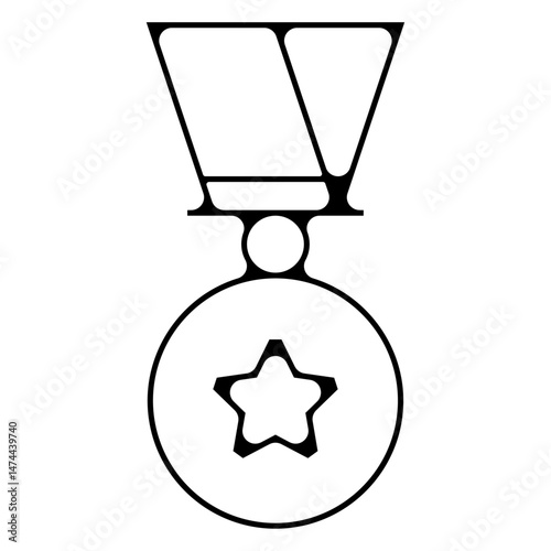 icone symbole pictogramme entreprise success medaille recompense