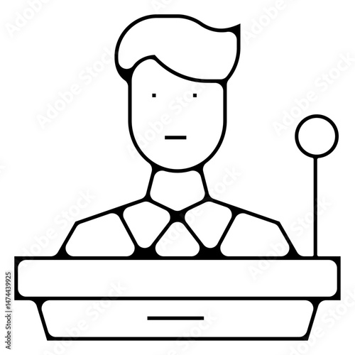 icone symbole pictogramme entreprise success travail discours