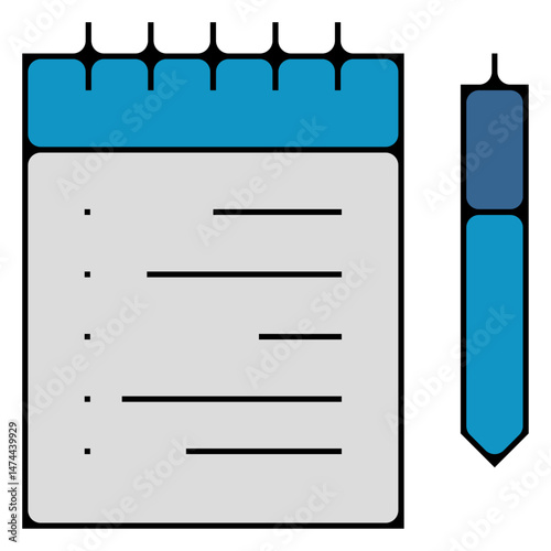 icone symbole pictogramme entreprise success travail document bloc note