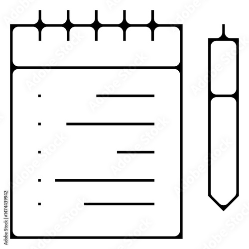 icone symbole pictogramme entreprise success travail document bloc note