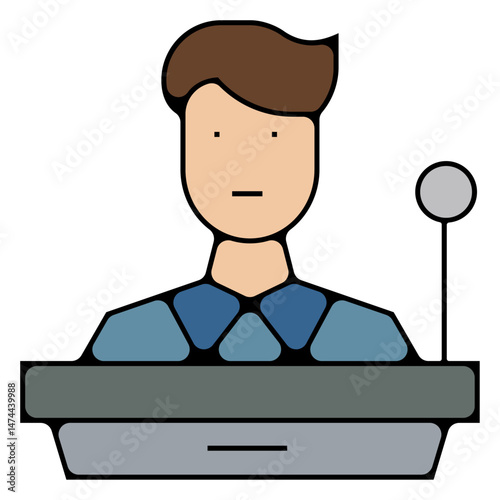icone symbole pictogramme entreprise success travail discours