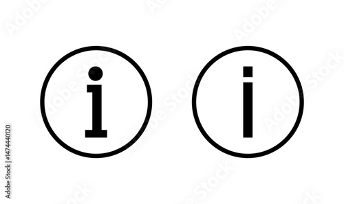 Information sign icon logo design. about us sign and symbol. question mark icon
