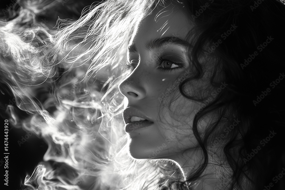 Fototapeta premium Portrait of a beautiful woman