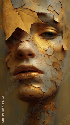 Golden Autumn Spirit with Cracked 