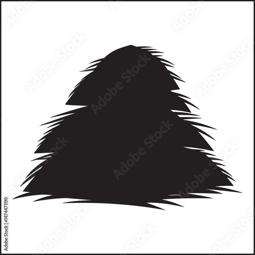 Silhouette of Haystack, Rural Design