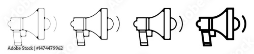 icone symbole pictogramme entreprise success megaphoe porte voie graisse