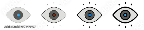 icone symbole pictogramme entreprise success oeil regard graisse couleur