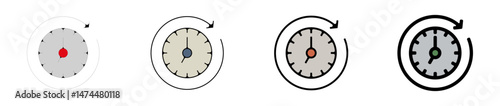 icone symbole pictogramme entreprise success temp objectif graisse couleurt