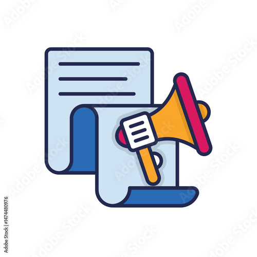 Election Manifesto Vector icon