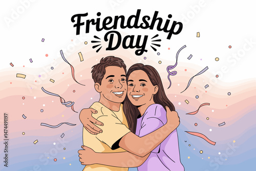purple heart day, friendship day banner, international friendship day, happy friendship day, labor day, friendship banner, day banner, friendship poster, day poster, cute poster, cute kawaii, kawaii p