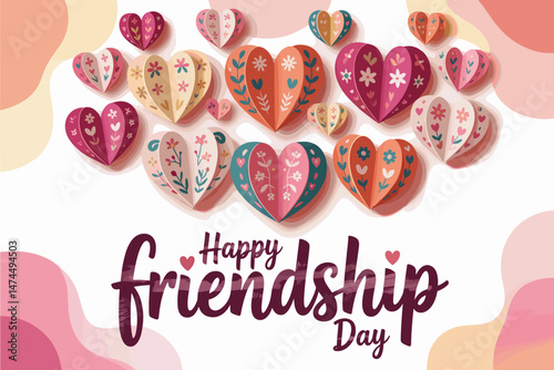 purple heart day, friendship day banner, international friendship day, happy friendship day, labor day, friendship banner, day banner, friendship poster, day poster, cute poster, cute kawaii, kawaii p
