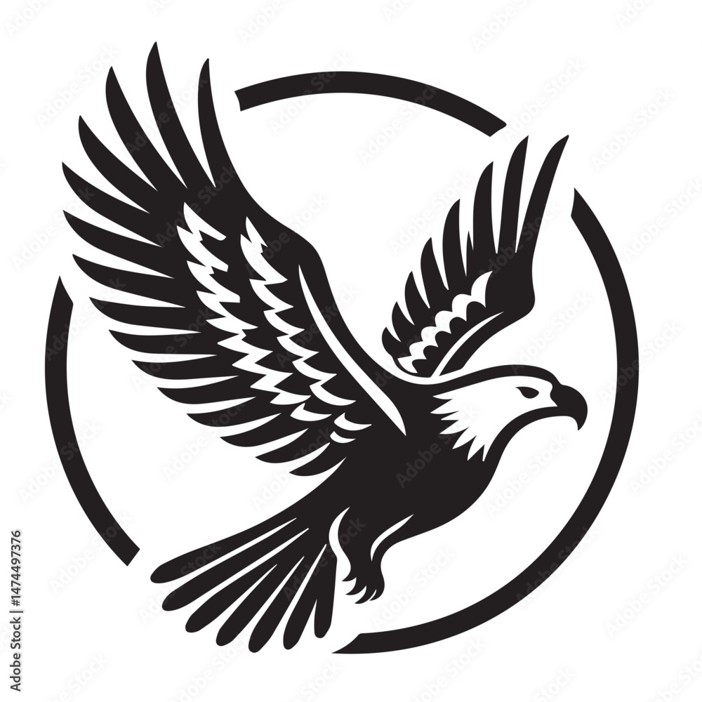 Obraz premium Elegant Eagle Vector Designs