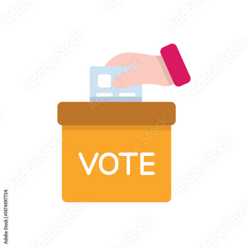 Ballot Box Vector icon
