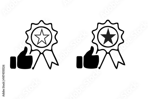 Best Choice icon. Line style simple element from e-commerce icons collection